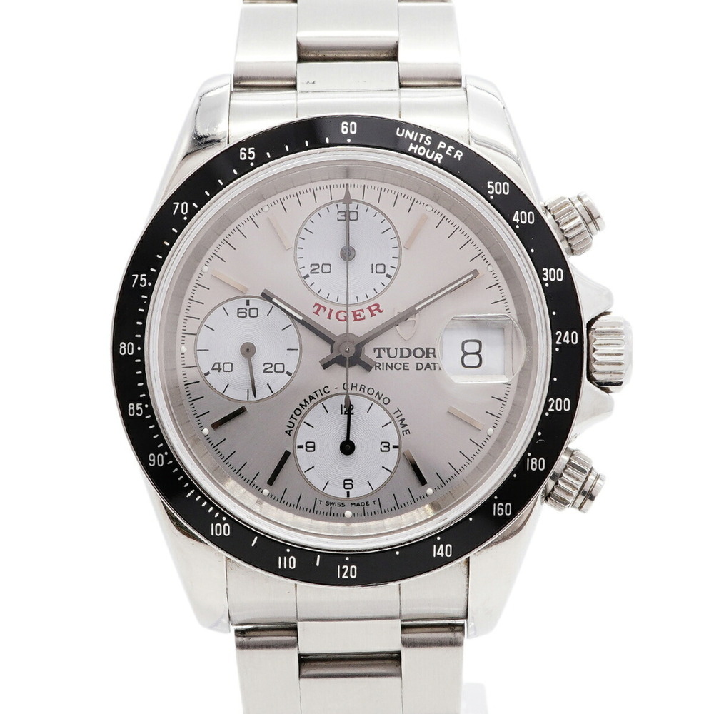 Tudor Chronotime Tiger Prince Date 79260P Silver Dial Men's Watch